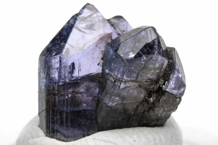 Blue-Violet Tanzanite Crystal Cluster - Merelani Hills, Tanzania #228216